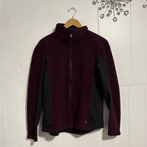Women’s Kuhl’s Burgundy & Black Jacket Sz L